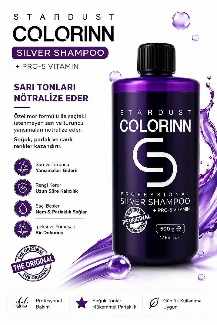 Colorın sılver şampuan 500 ml - 1