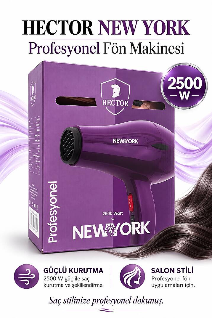 HECTÖR NEWYORK FÖN MAKİNA 2400W - 1